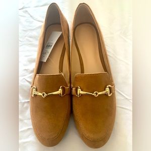 LOFT brand Woman’s loafers. Color: Camel, size 8, NEW with tags